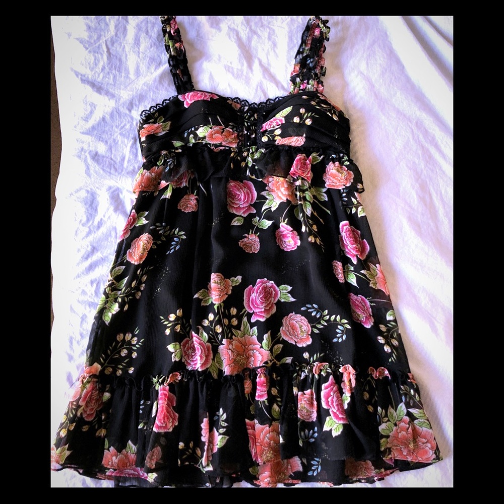 Rampage floral babydoll dress